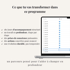 Programme Notion 180 jours avec accompagnement structuré, exercices en profondeur et actions concrètes après une rupture