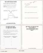 Pages intérieures du carnet Après Nous écriture introspective